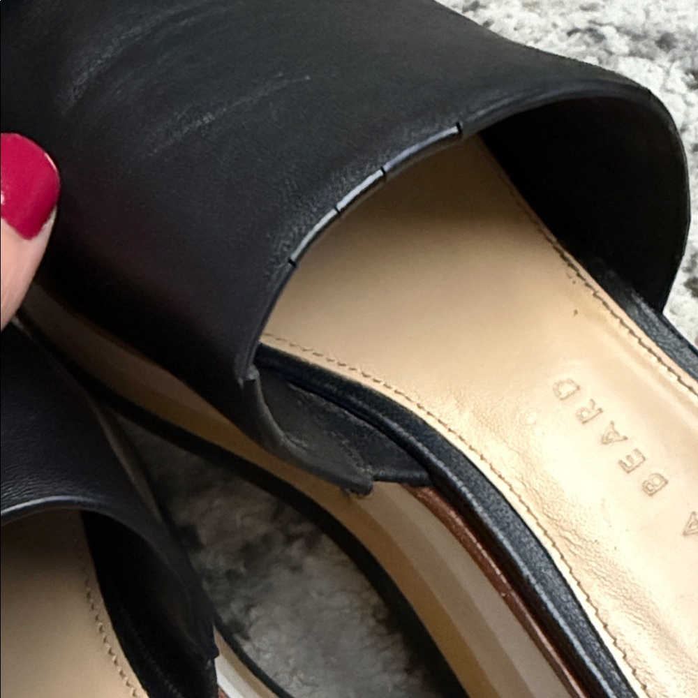 Veronica Beard Black Platform Slide Sandals, size 6.5 - Picture 9 of 15